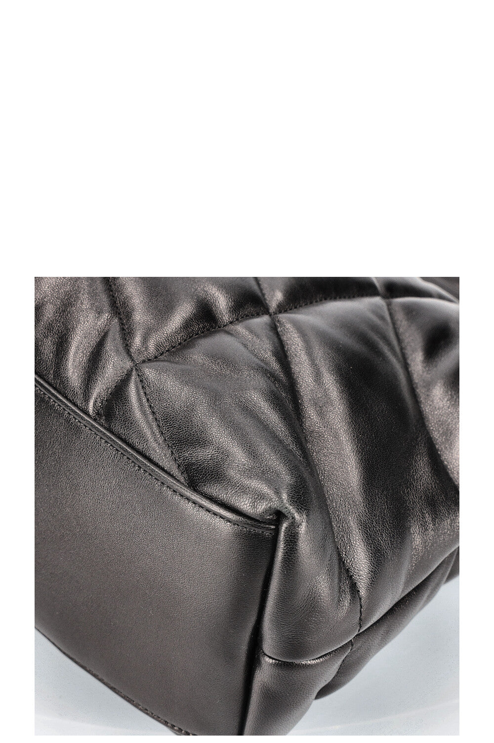 SAINT LAURENT Sac à Chaîne Puffer Moyen Noir