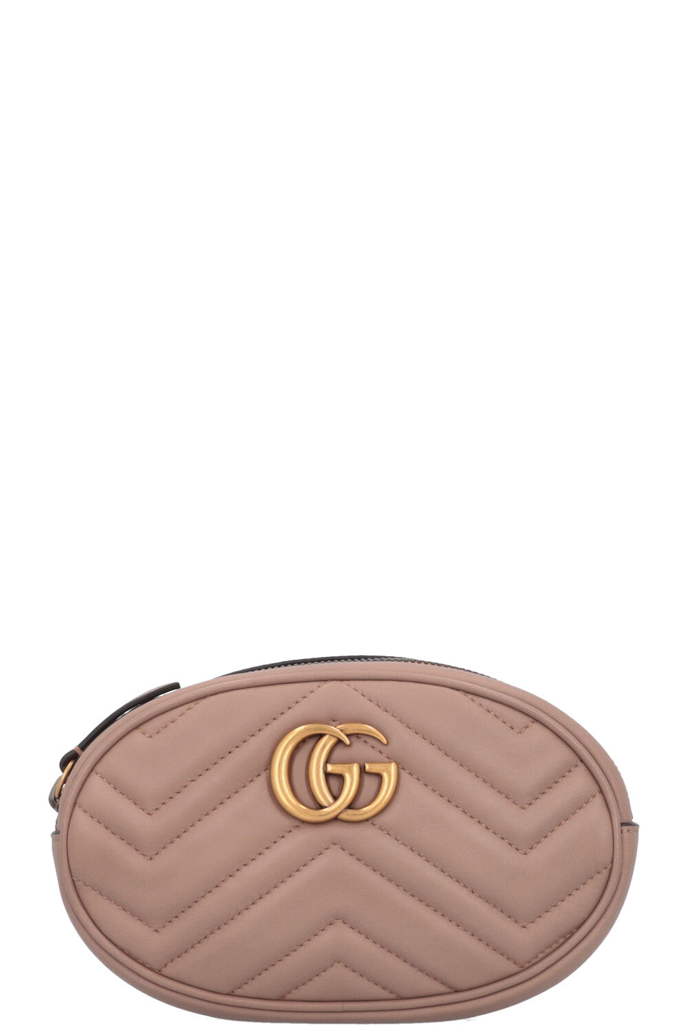 GUCCI Marmont Belt Bag Leather Dusty Rose