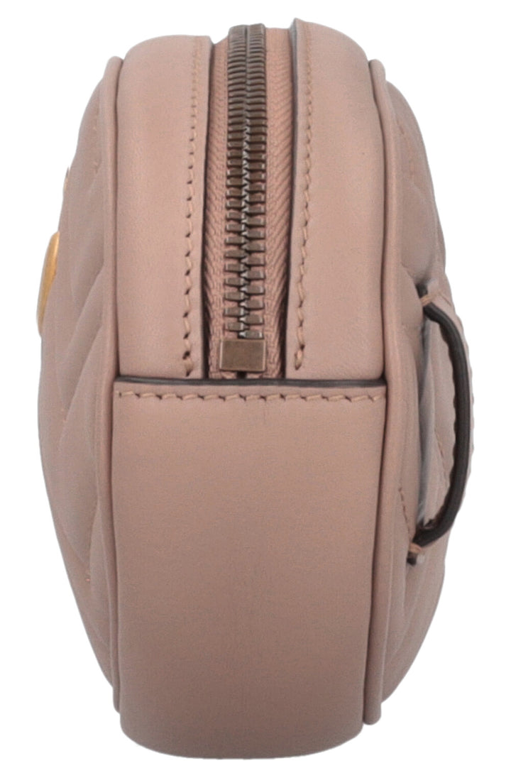 GUCCI Marmont Belt Bag Leather Dusty Rose