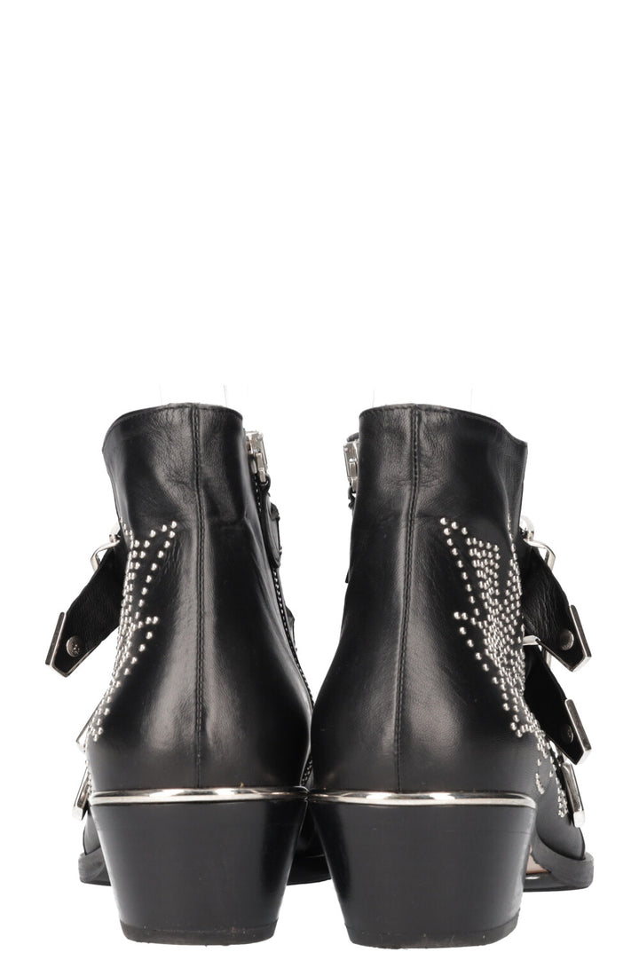 CHLOE Susanna Boots Black Silver