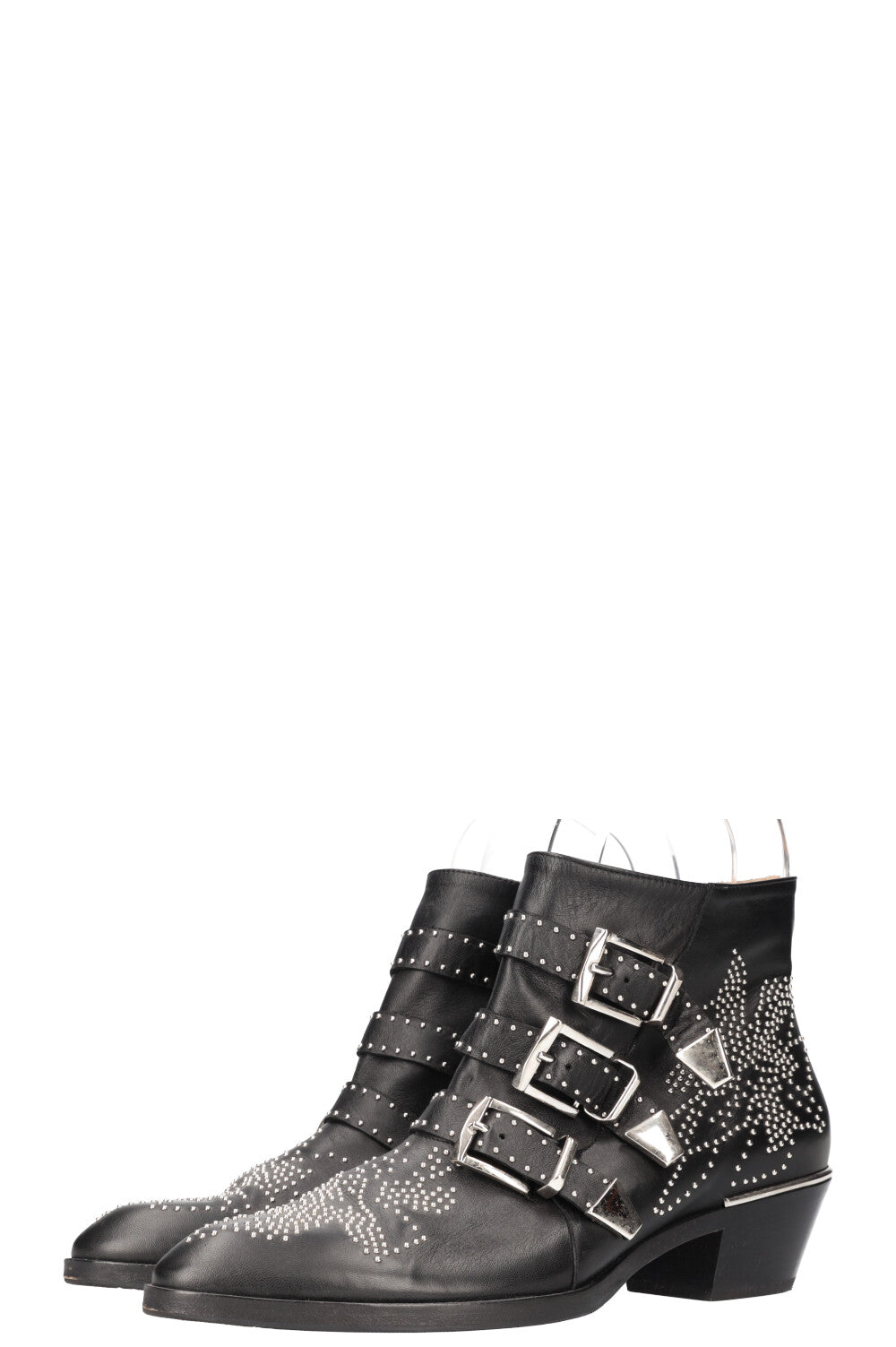 CHLOE Susanna Boots Black Silver