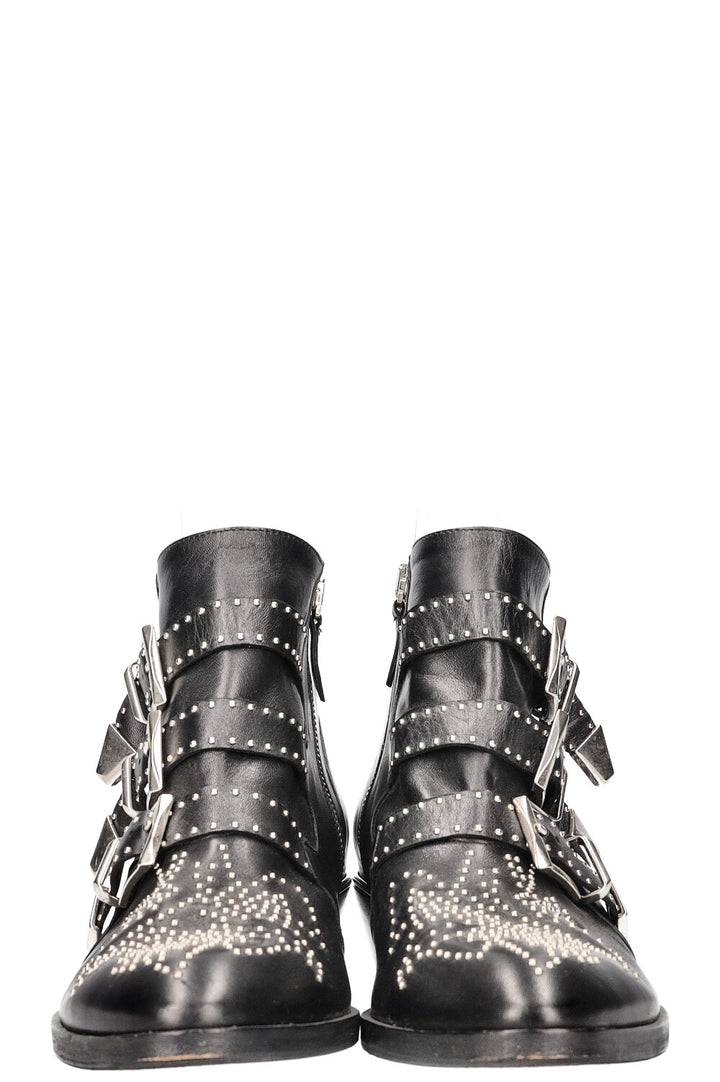 CHLOE Susanna Boots Black Silver