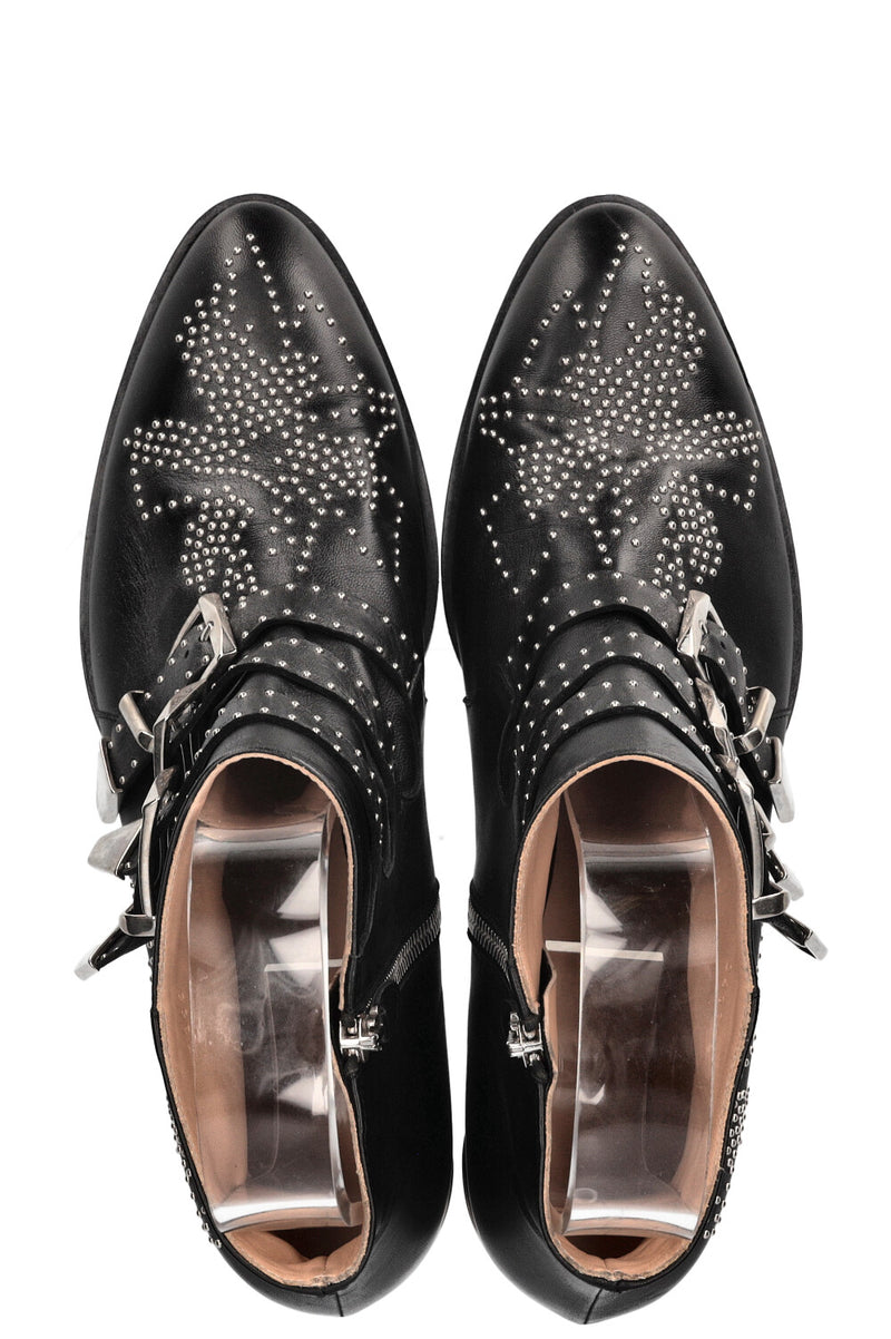 CHLOE Susanna Boots Black Silver