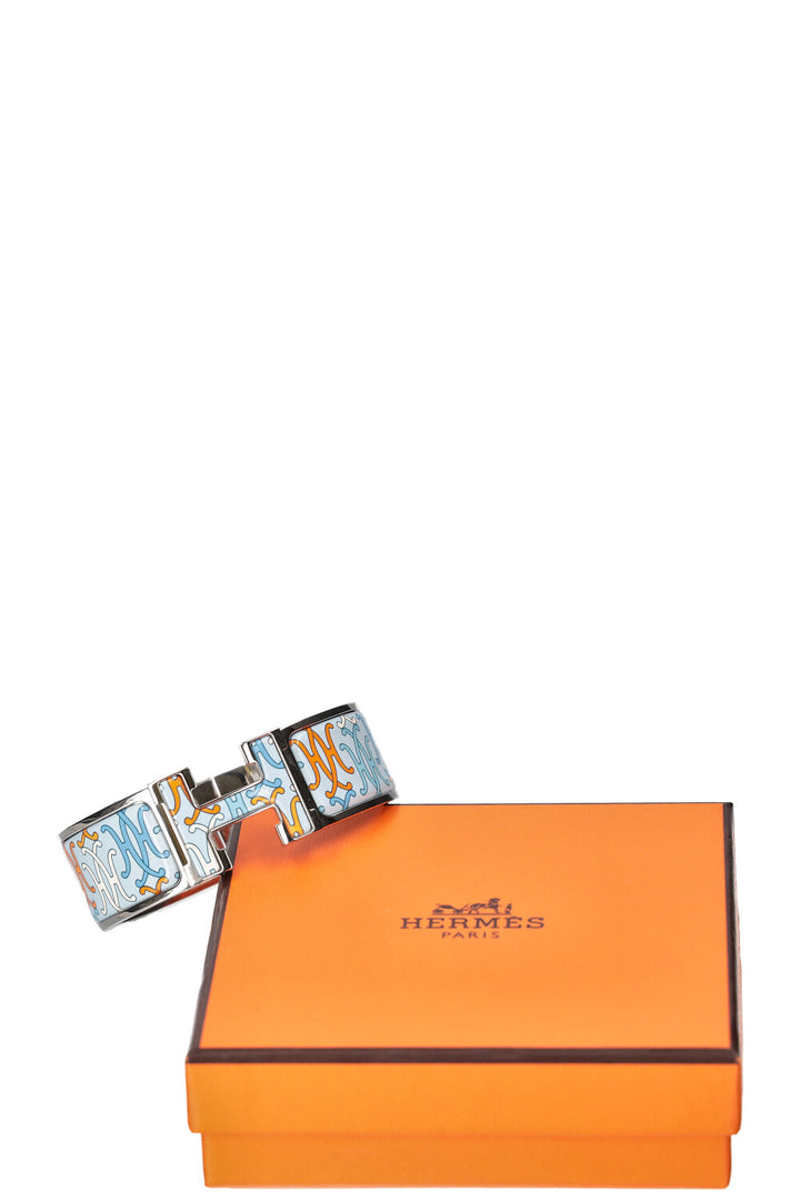 HERMÈS Bracelet Clic H Large Imprimé H