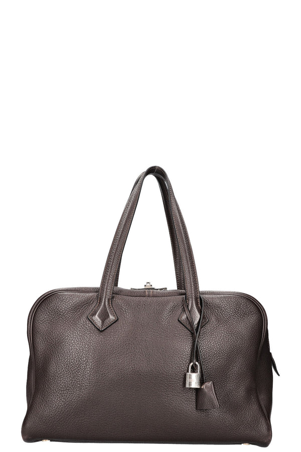 HERMÈS Victoria II 35 Togo Chocolat