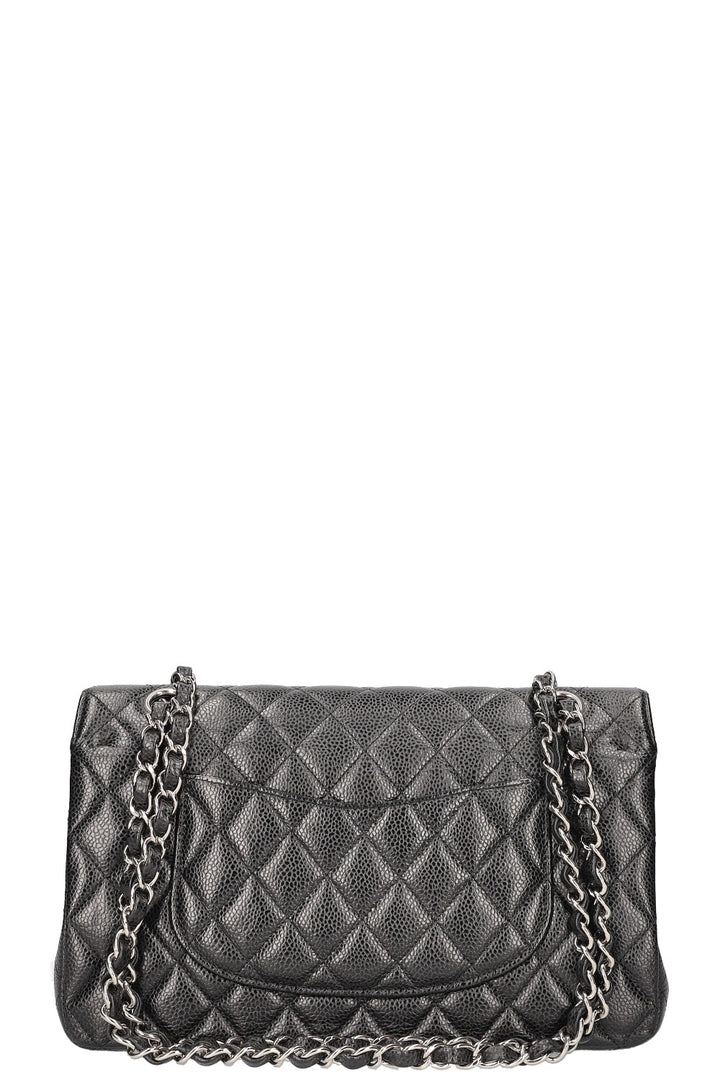 CHANEL Double Flap Bag Caviar Black