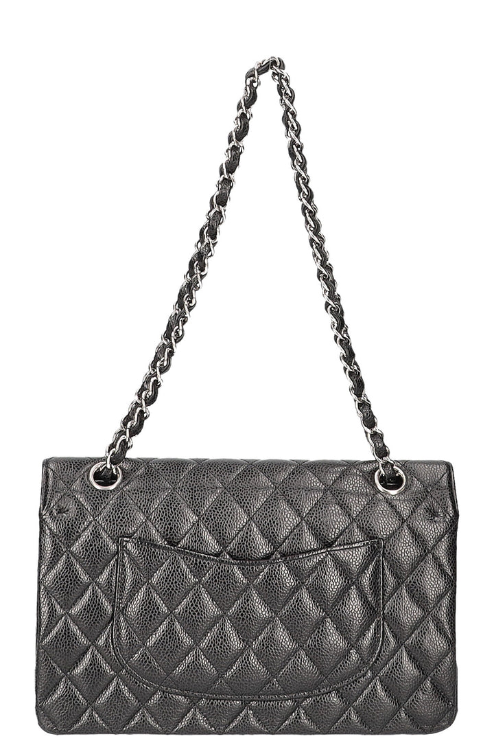 CHANEL Double Flap Bag Caviar Black