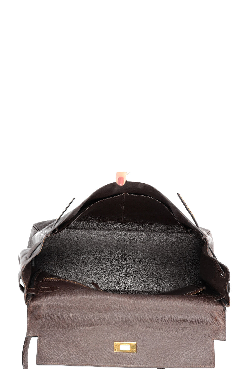 HERMÈS Kelly 35 Courchevel Brown – REAWAKE