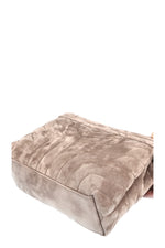 SAINT LAURENT Loulou Bag Small  Suede Beige