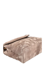 SAINT LAURENT Loulou Bag Small  Suede Beige