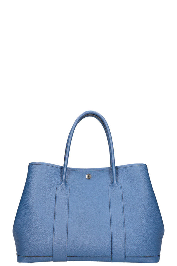 HERMÈS Gardenparty 36 Vache Country Bleu Agate