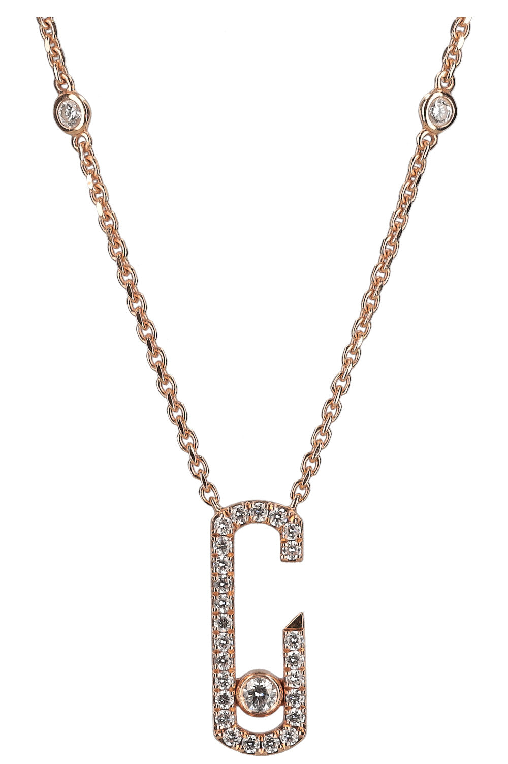 MESSIKA x Gigi Hadid Move Addiction Necklace Rose Gold