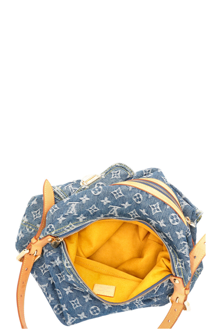 LOUIS VUITTON Sac Baggy GM Denim Bleu