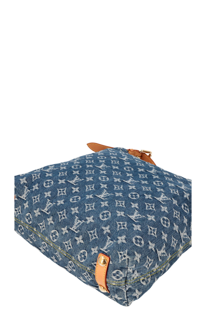 LOUIS VUITTON Sac Baggy GM Denim Bleu