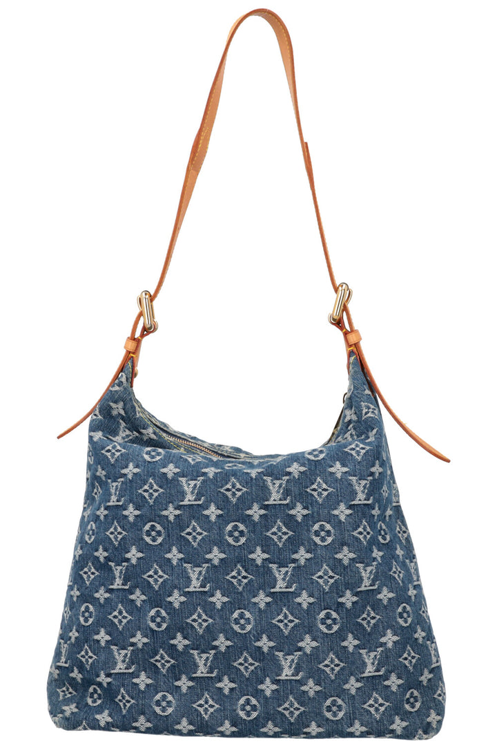 LOUIS VUITTON Sac Baggy GM Denim Bleu