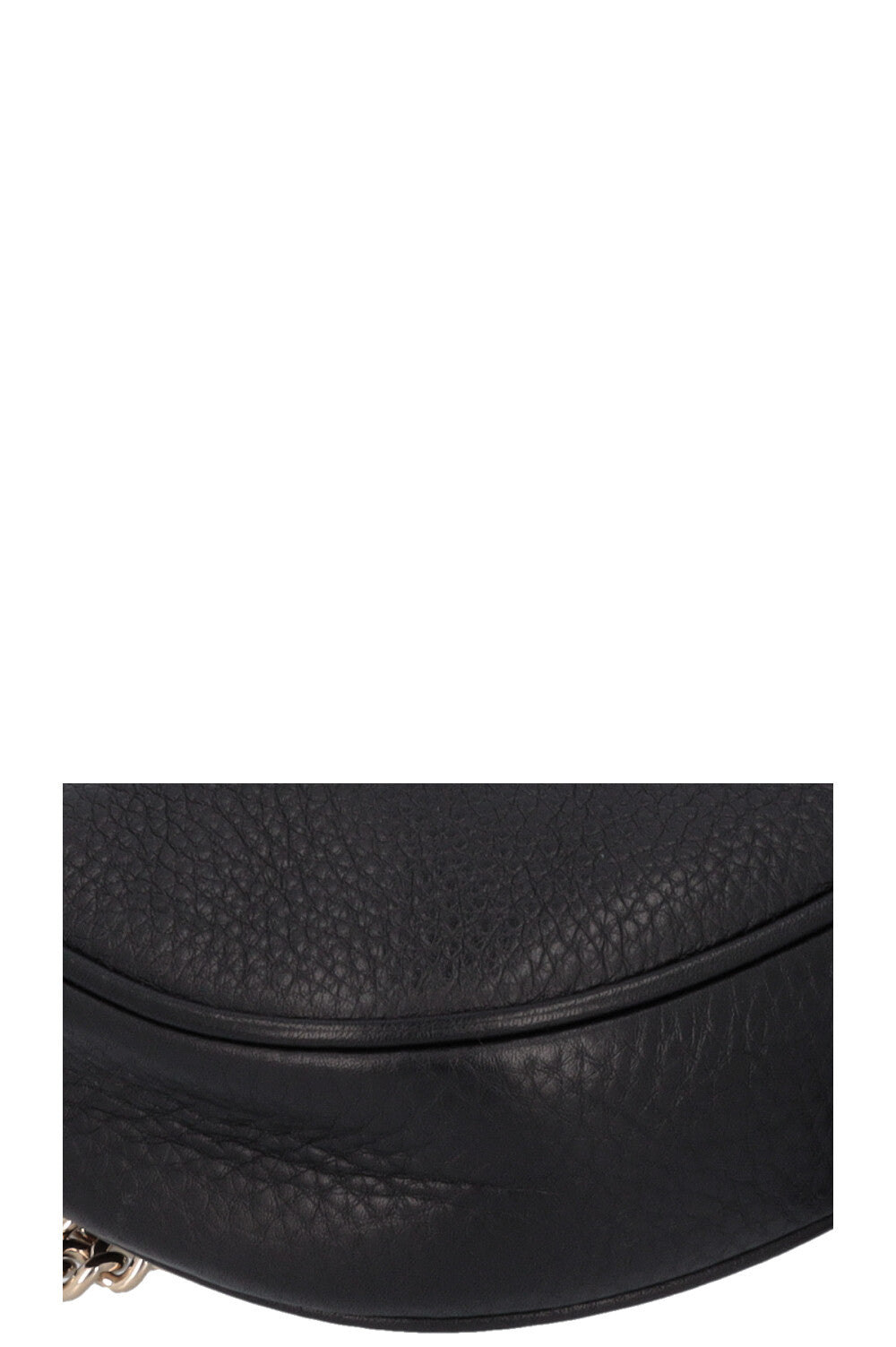 GUCCI Disco Round Tassel Crossbody Bag Black