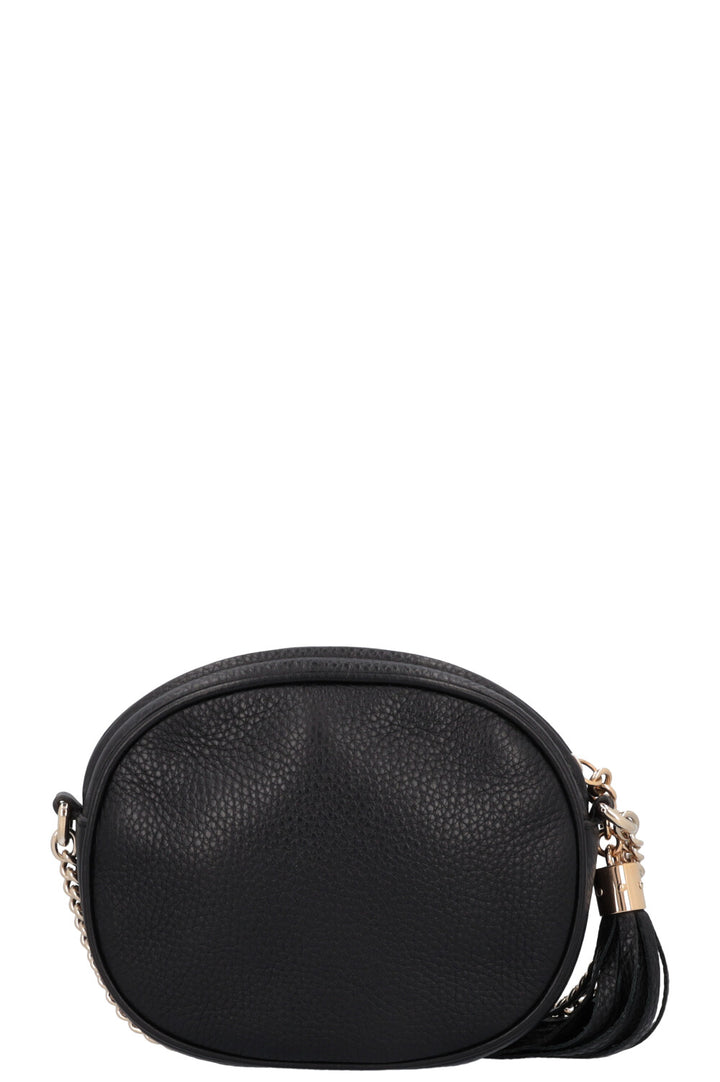 GUCCI Disco Round Tassel Crossbody Bag Black