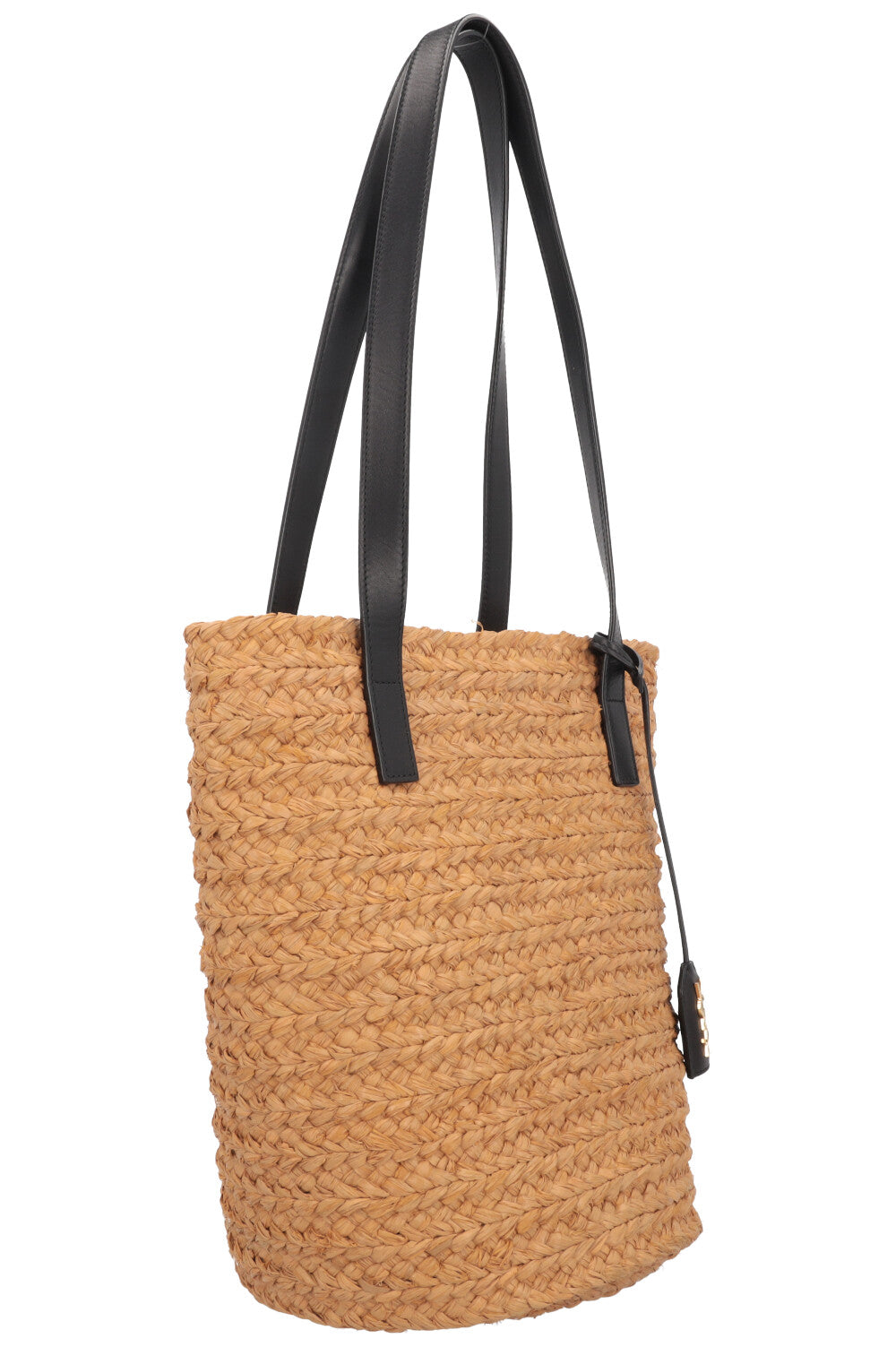 SAINT LAURENT Raffia Bucket Bag – REAWAKE