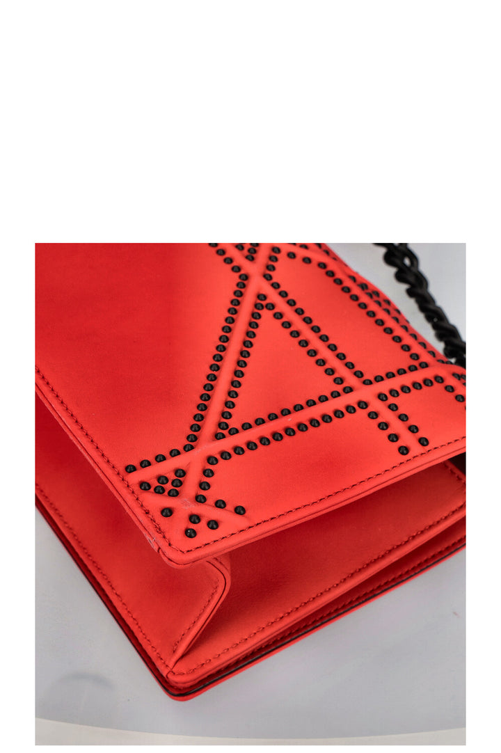 CHRISTIAN DIOR Diorama Handbag Matte Red