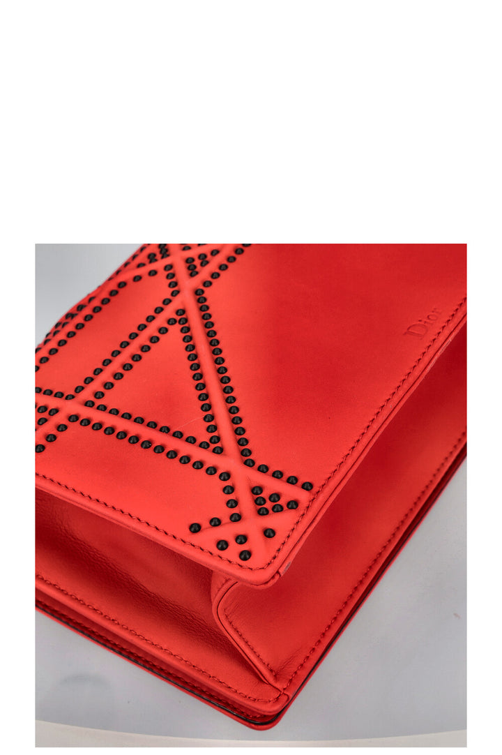 CHRISTIAN DIOR Diorama Handbag Matte Red