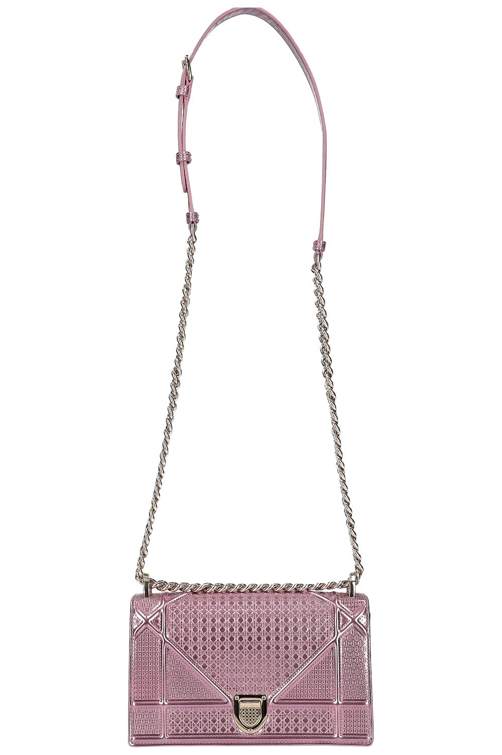 CHRISTIAN DIOR Diorama Bag Metallic Pink – REAWAKE