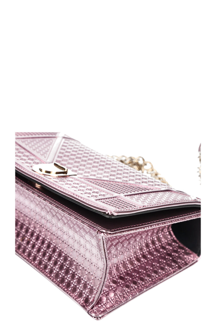 CHRISTIAN DIOR Diorama Bag Metallic Pink