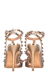 VALENTINO Rockstud Heels Gold