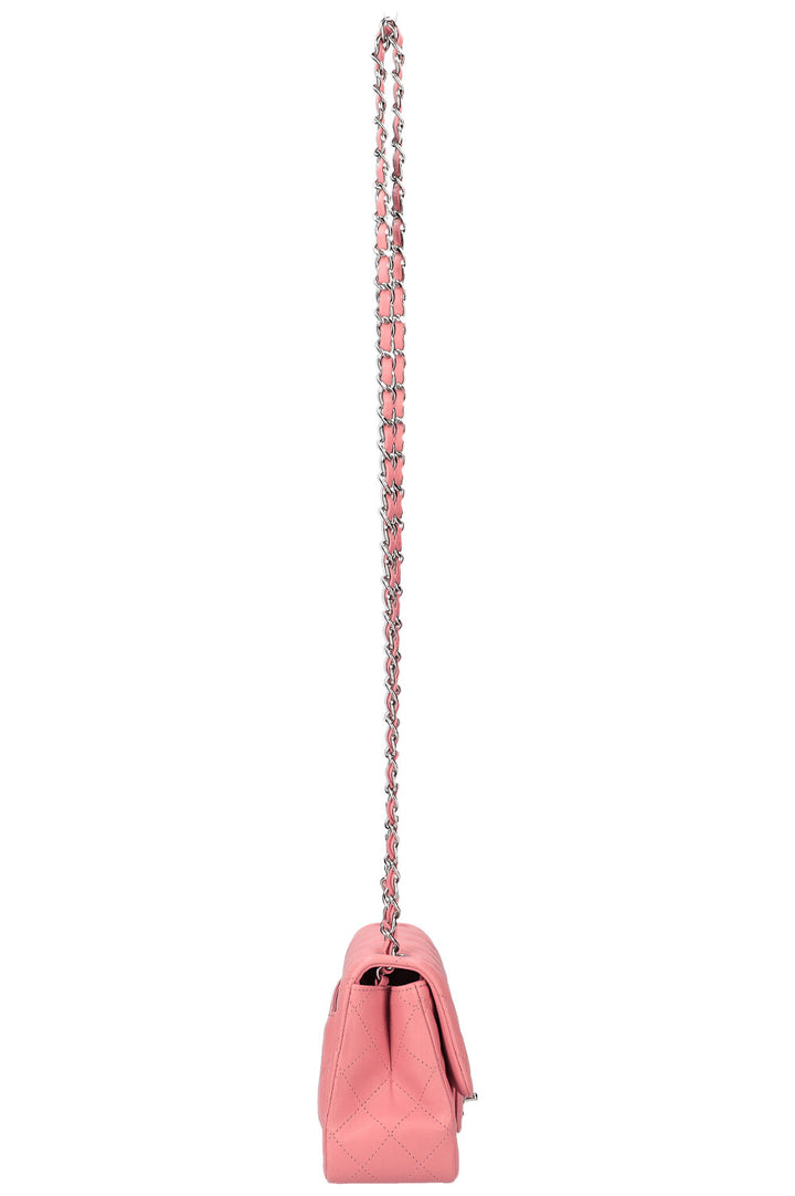 CHANEL Mini sac à rabat carré Rose