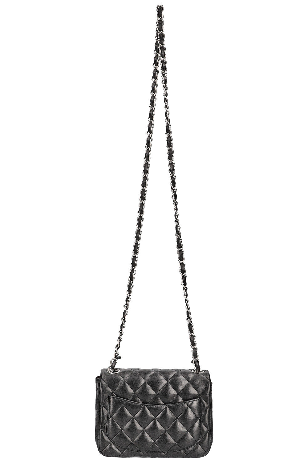 CHANEL Mini sac à rabat carré Noir