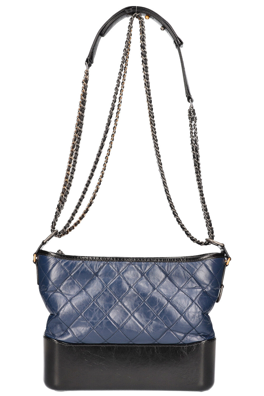 CHANEL Gabrielle Medium Blue and Black