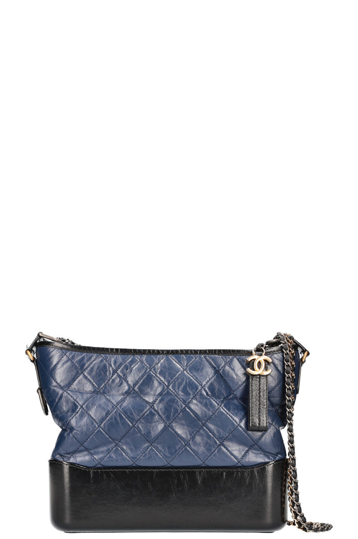 CHANEL Gabrielle Medium Blue and Black