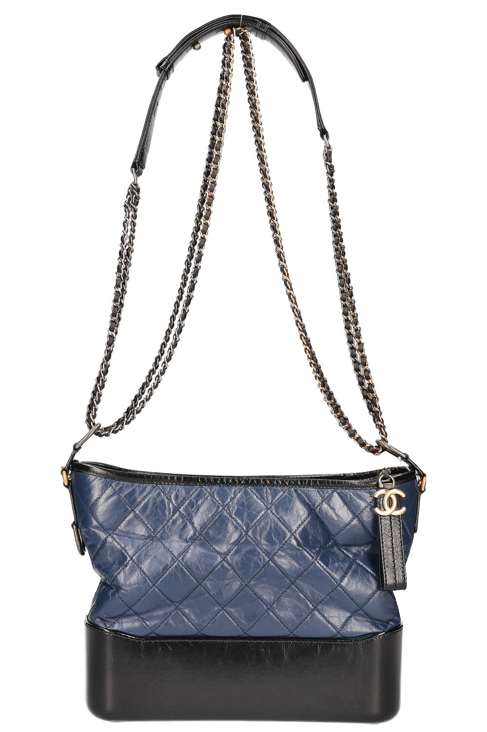 CHANEL Gabrielle Medium Blue and Black