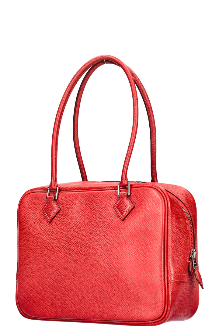 HERMÈS Plume 21 Epsom Rouge