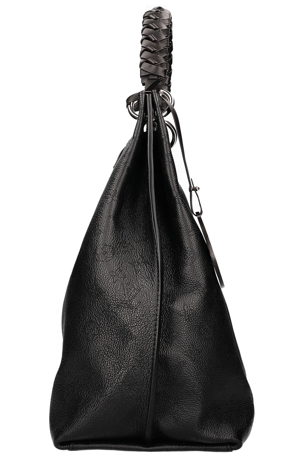 LOUIS VUITTON Mahina Carmel Hobo Bag Black REAWAKE