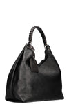 LOUIS VUITTON Mahina Carmel Hobo Bag Black