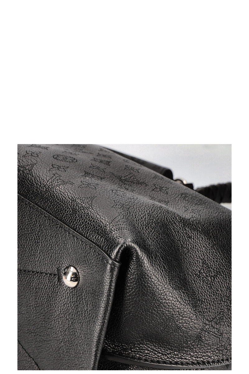 LOUIS VUITTON Mahina Carmel Hobo Bag Black