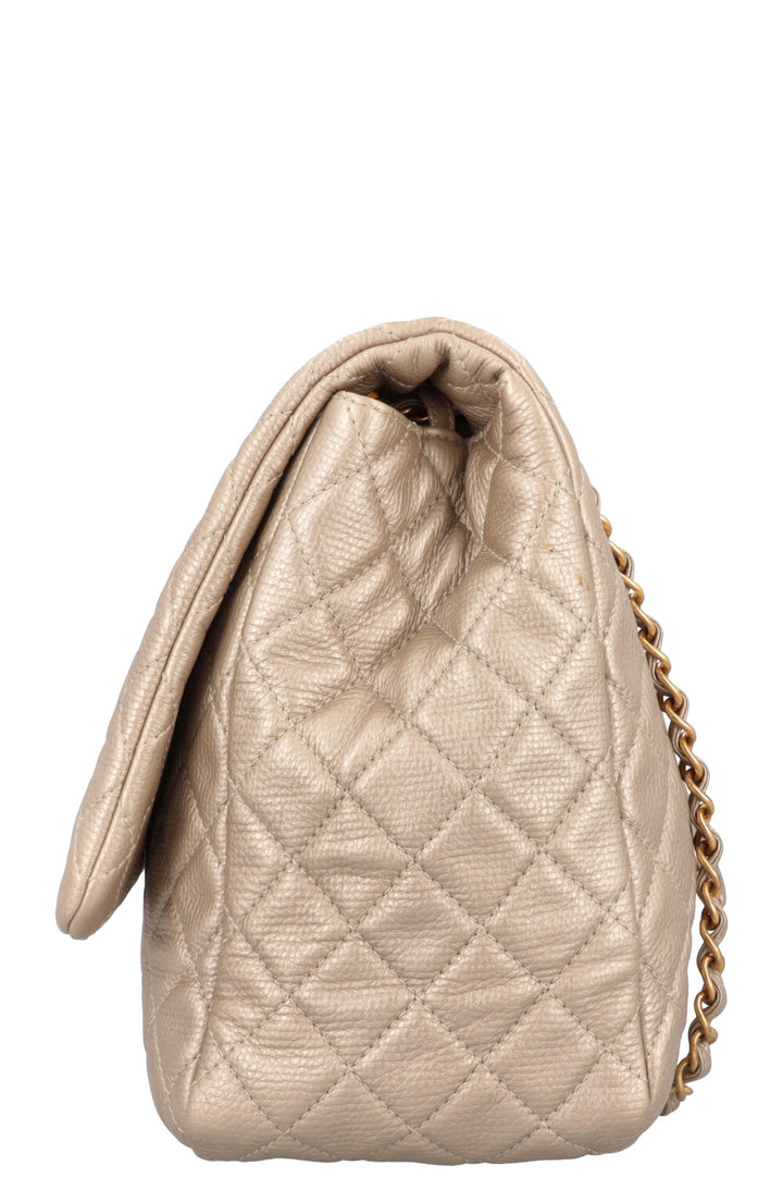 CHANEL XXL Airline Classic Flap Bag Gold