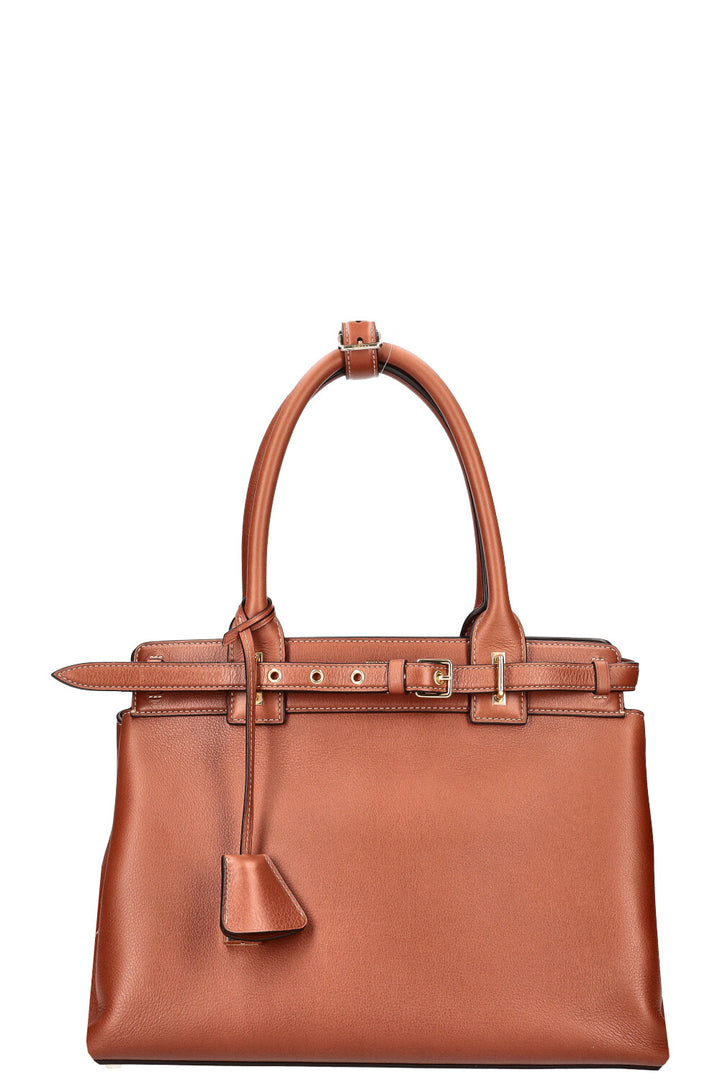 CELINE Teen Conti Handbag Tan