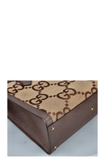 GUCCI Diana Bag Jumbo GG Canvas Brown