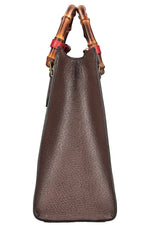 GUCCI Diana Bag Jumbo GG Canvas Brown