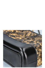 CHANEL Small Gabrielle Bag Gold Black