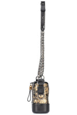 CHANEL Small Gabrielle Bag Gold Black