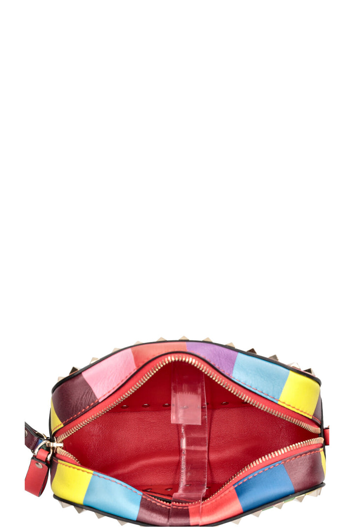 VALENTINO Rockstud 1973 Camera Bag Rainbow