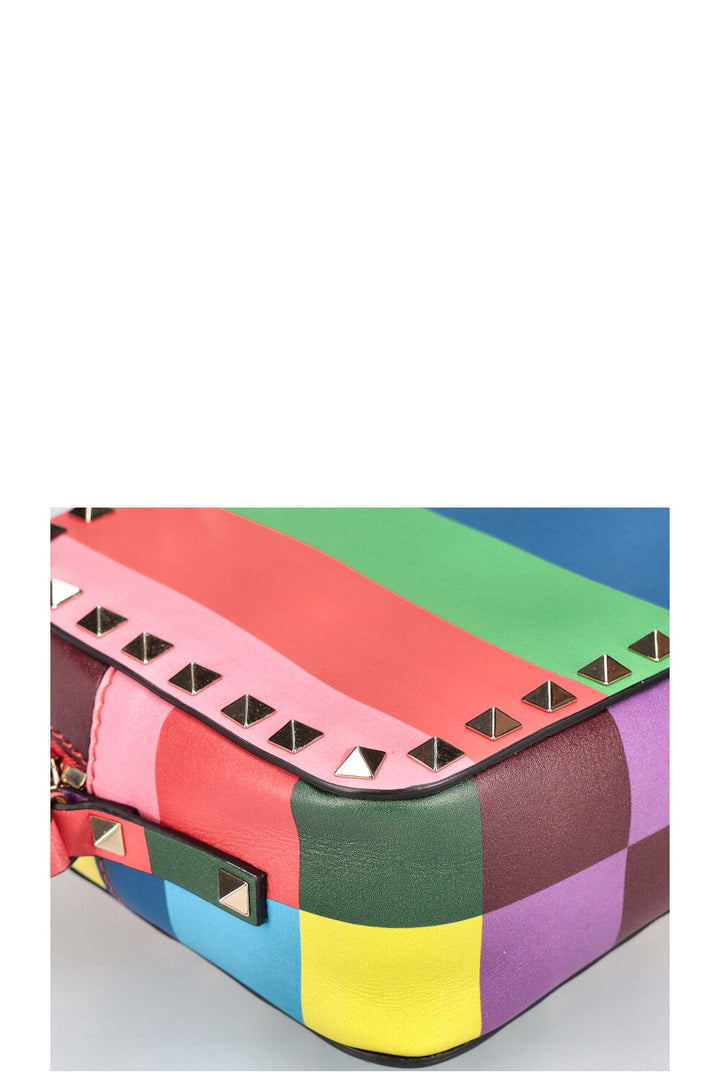 VALENTINO Rockstud 1973 Camera Bag Rainbow