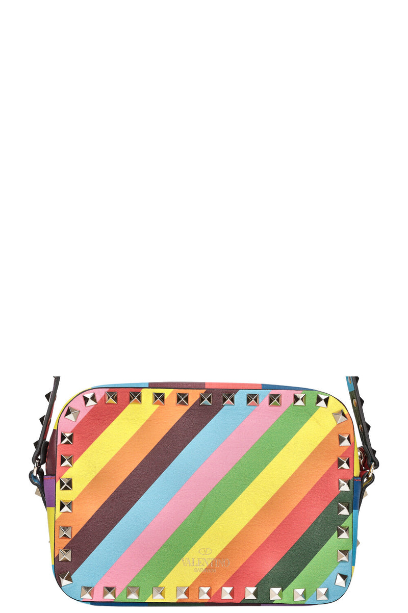 VALENTINO Rockstud 1973 Camera Bag Rainbow
