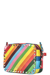 VALENTINO Rockstud 1973 Camera Bag Rainbow