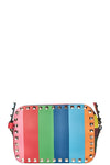 VALENTINO Rockstud 1973 Camera Bag Rainbow
