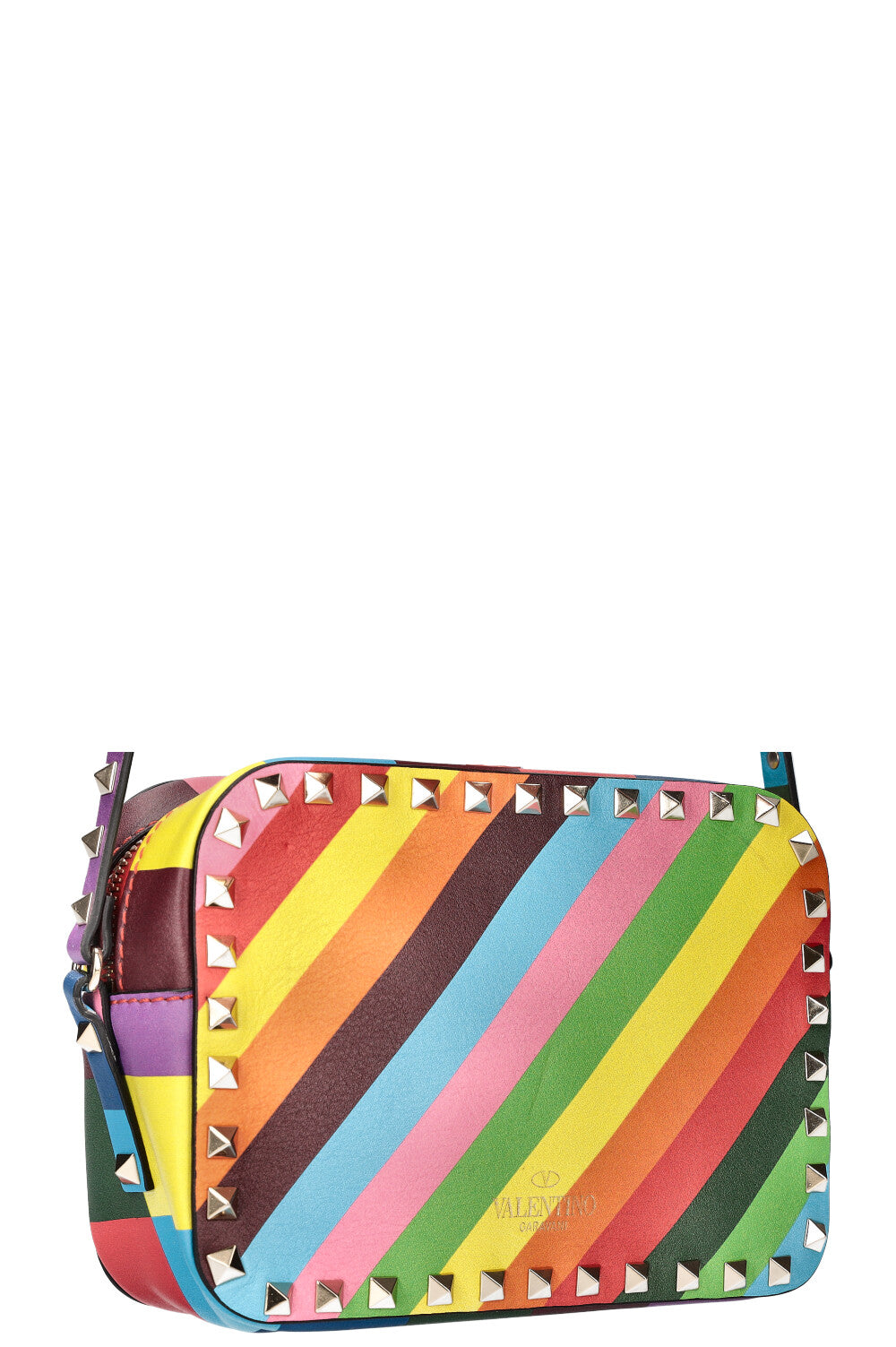 VALENTINO Rockstud 1973 Camera Bag Rainbow