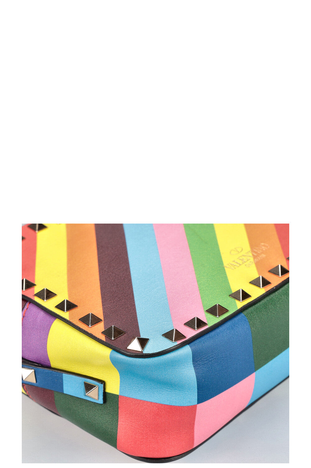 VALENTINO Rockstud 1973 Camera Bag Rainbow