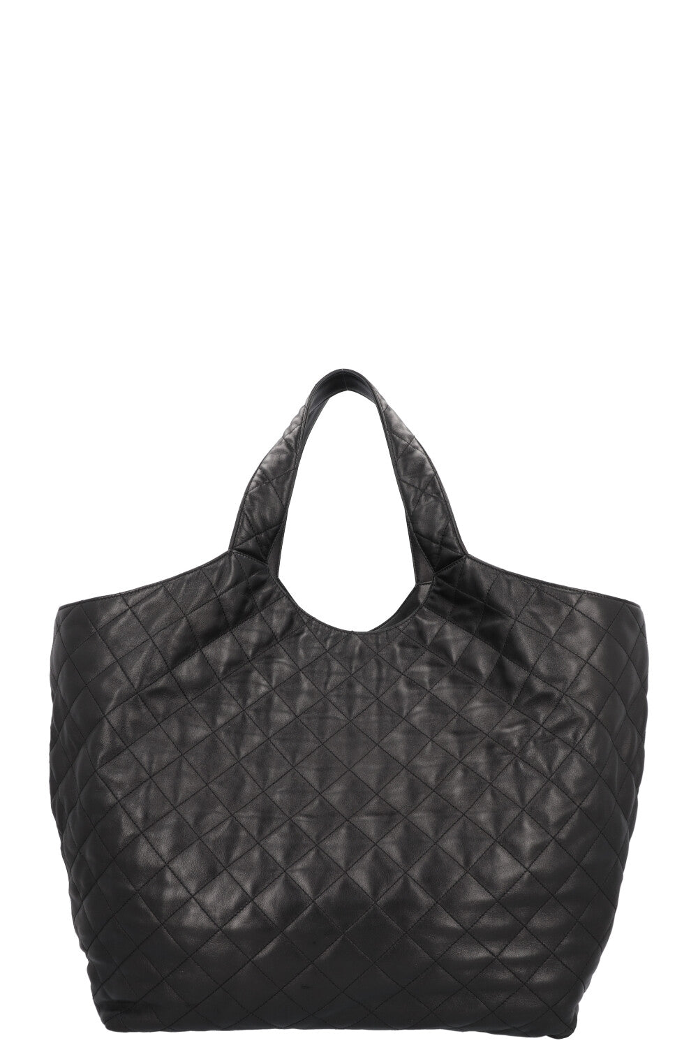 SAINT LAURENT Icare Maxi Quilted Tote Bag Black